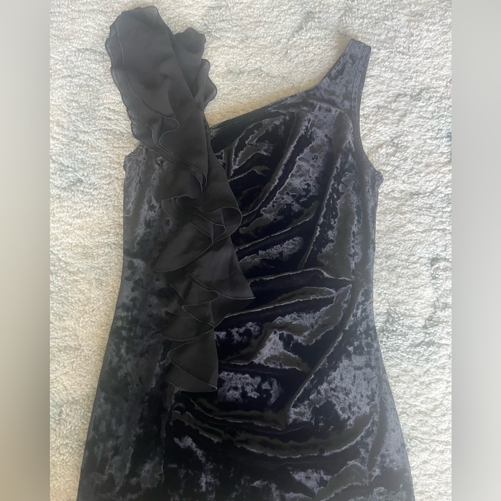 Velvet and Chiffon dress top